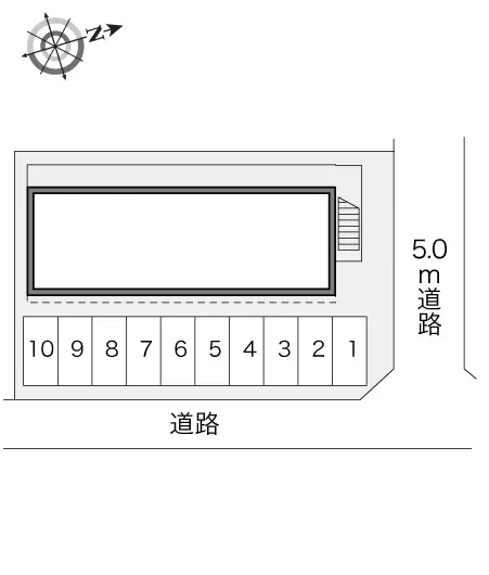 ★手数料０円★浜松市浜北区本沢合　月極駐車場（LP）